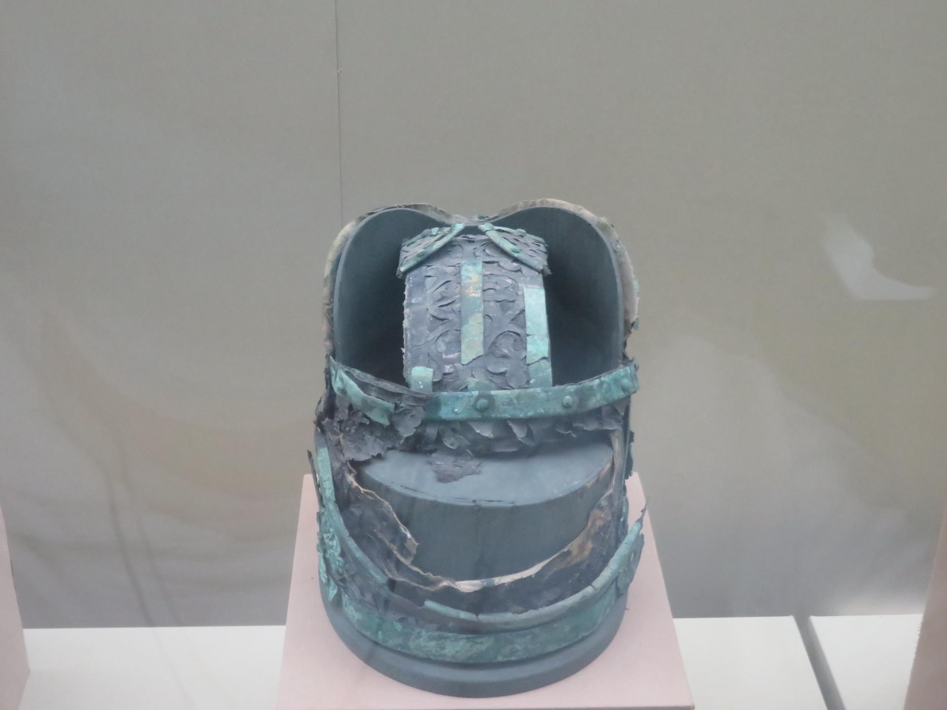 图说西安行二唐昭陵之昭陵博物馆的三梁进德冠