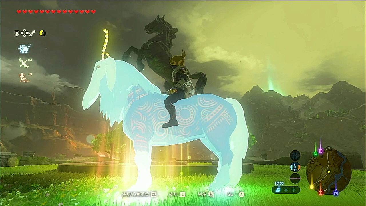 巨巨可爱的游戏记录 - 塞尔达传说 旷野之息 (p113) 山神~驾驾驾