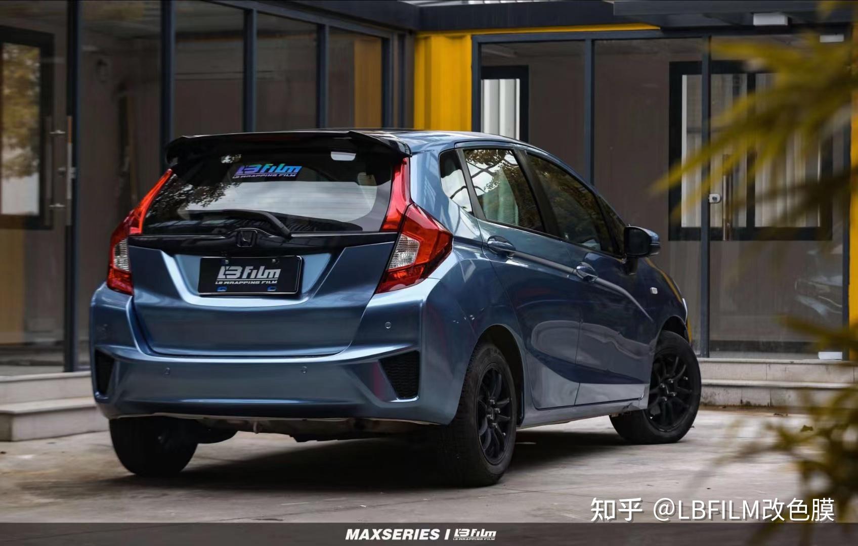本田-飞度lbfilm改色膜液态金属钨蓝 - 知乎