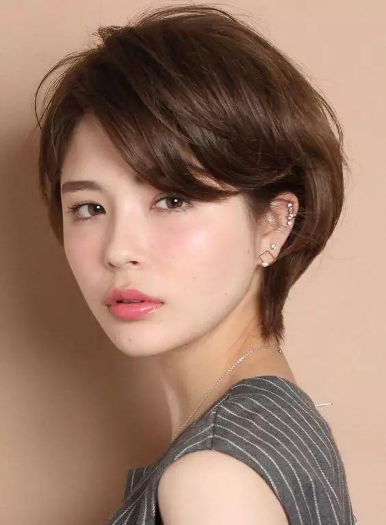 像我这种头发少,发质软的女孩纸,适合什么短发? - 知乎