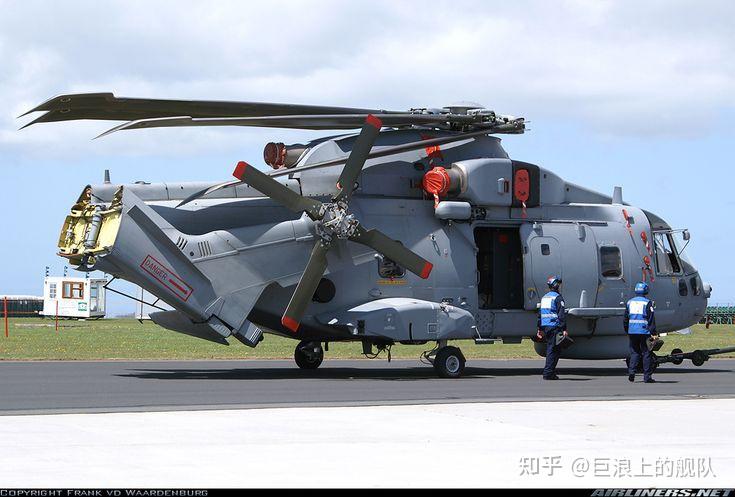 英国海军 merlin hm1(aw101)梅林 舰载反潜直升机