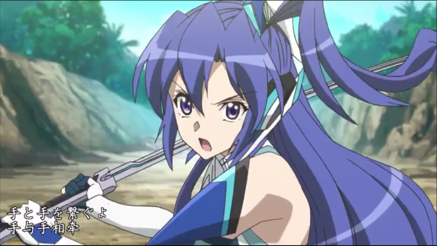 风格跟超时空要塞差不多,边唱边打,输出全靠吼.