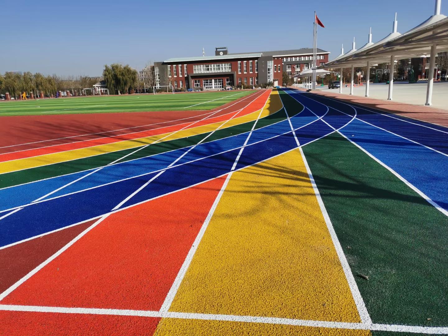 奥运会跑道颜色图片