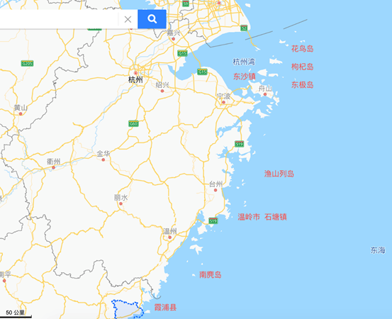 浙海大地图图片