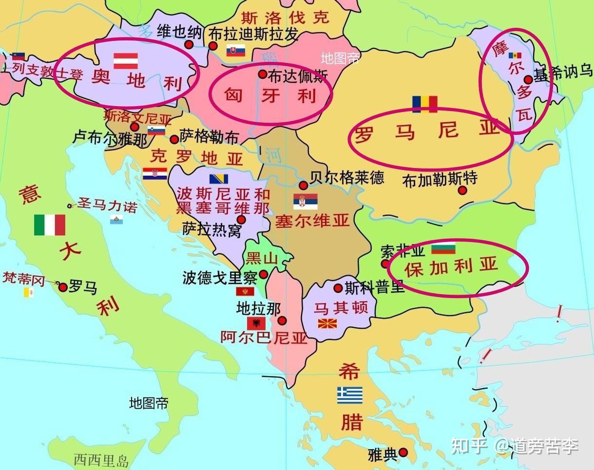 如何快速在地图上记住欧洲国家？只需6句顺口溜一首 知乎 