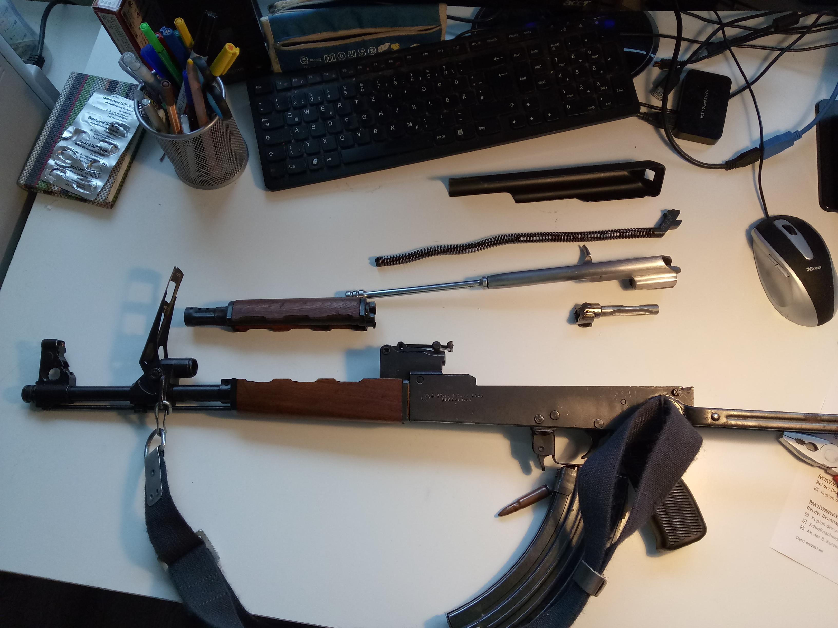 老皮拆枪m70突击步枪