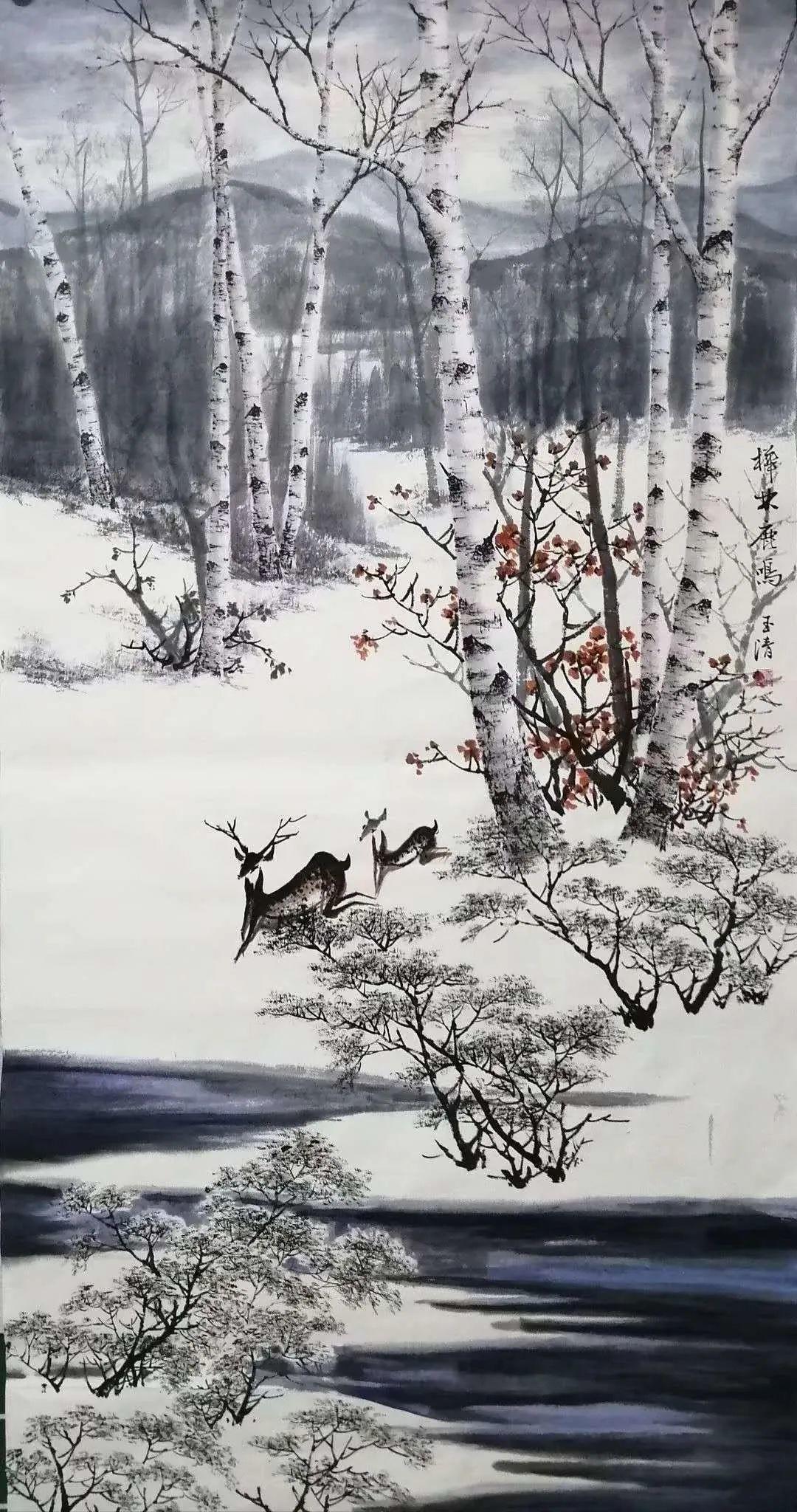 清朗雅致 | 走进画家王玉清的冰雪世界