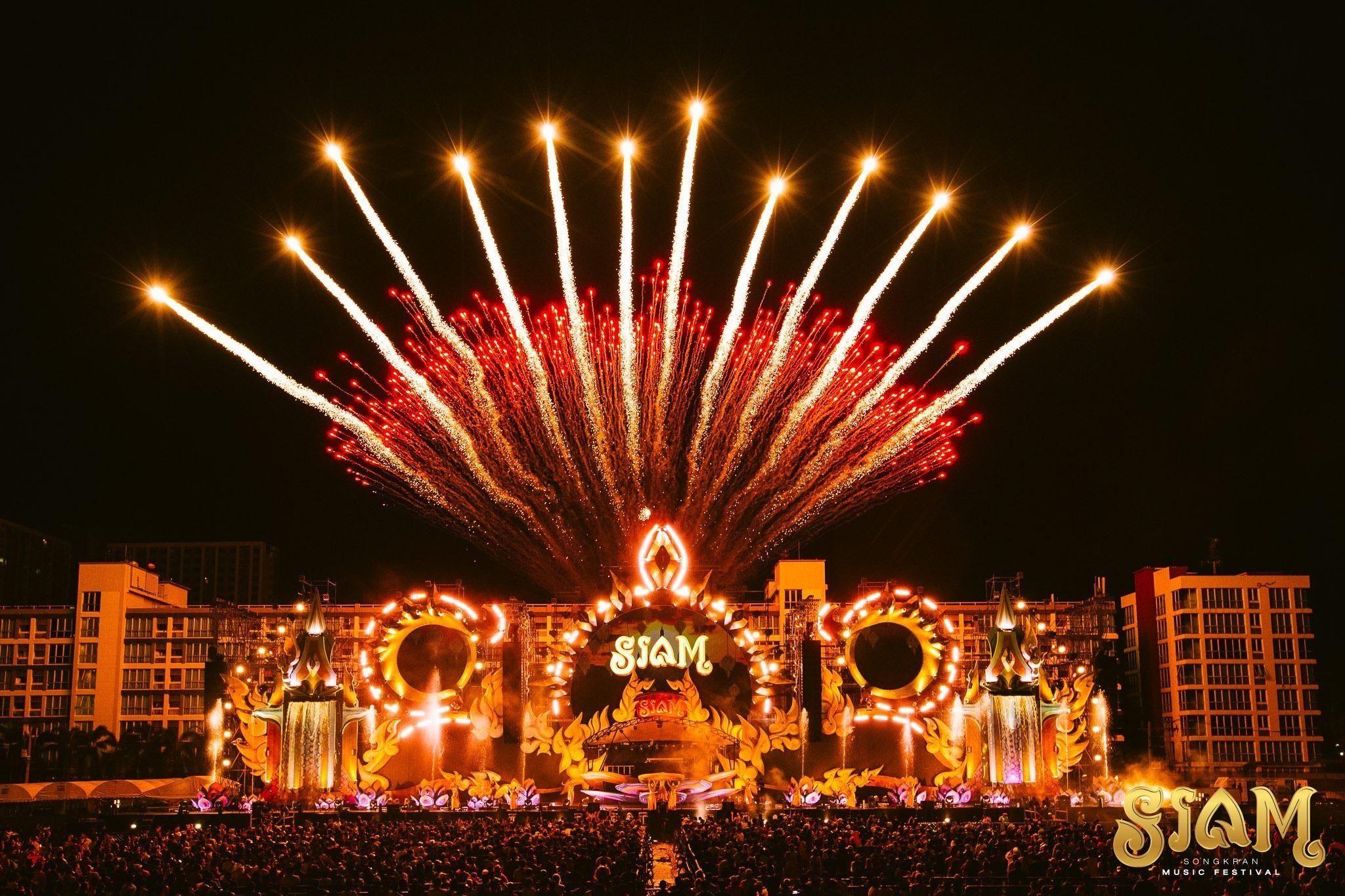图源:siam songkran music festival via fb4月13-15日的全球最大电音