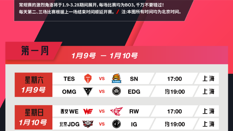 2021lpl春季赛赛程发布揭幕战tes对阵sn重新开启线下观赛