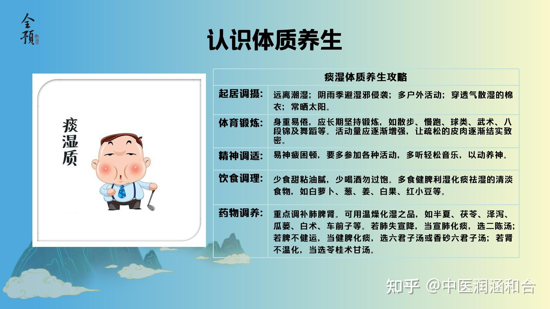 痰湿体质特征表现、易患疾病及养生建议 - 知乎