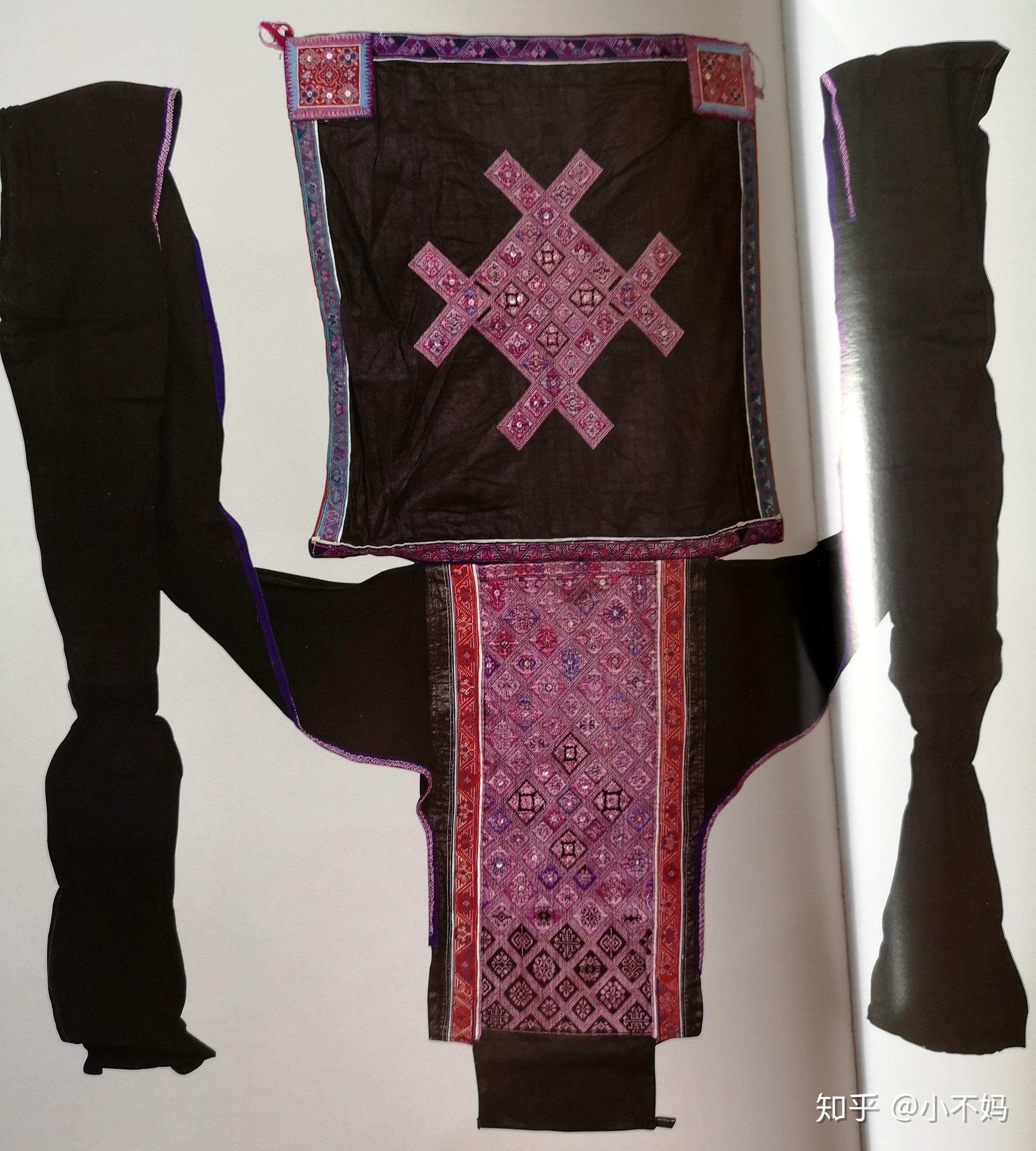 南丹月里中堡苗背带样式隆林德峨红头苗族背带样式那坡达蜡彝族背带