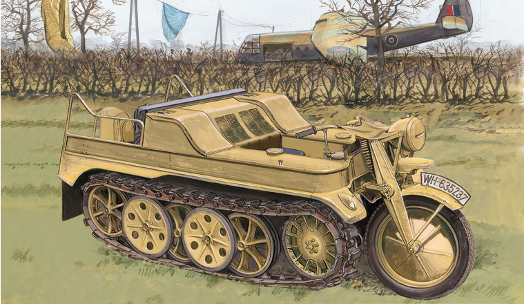 德国sdkfz2型半履带摩托车小传