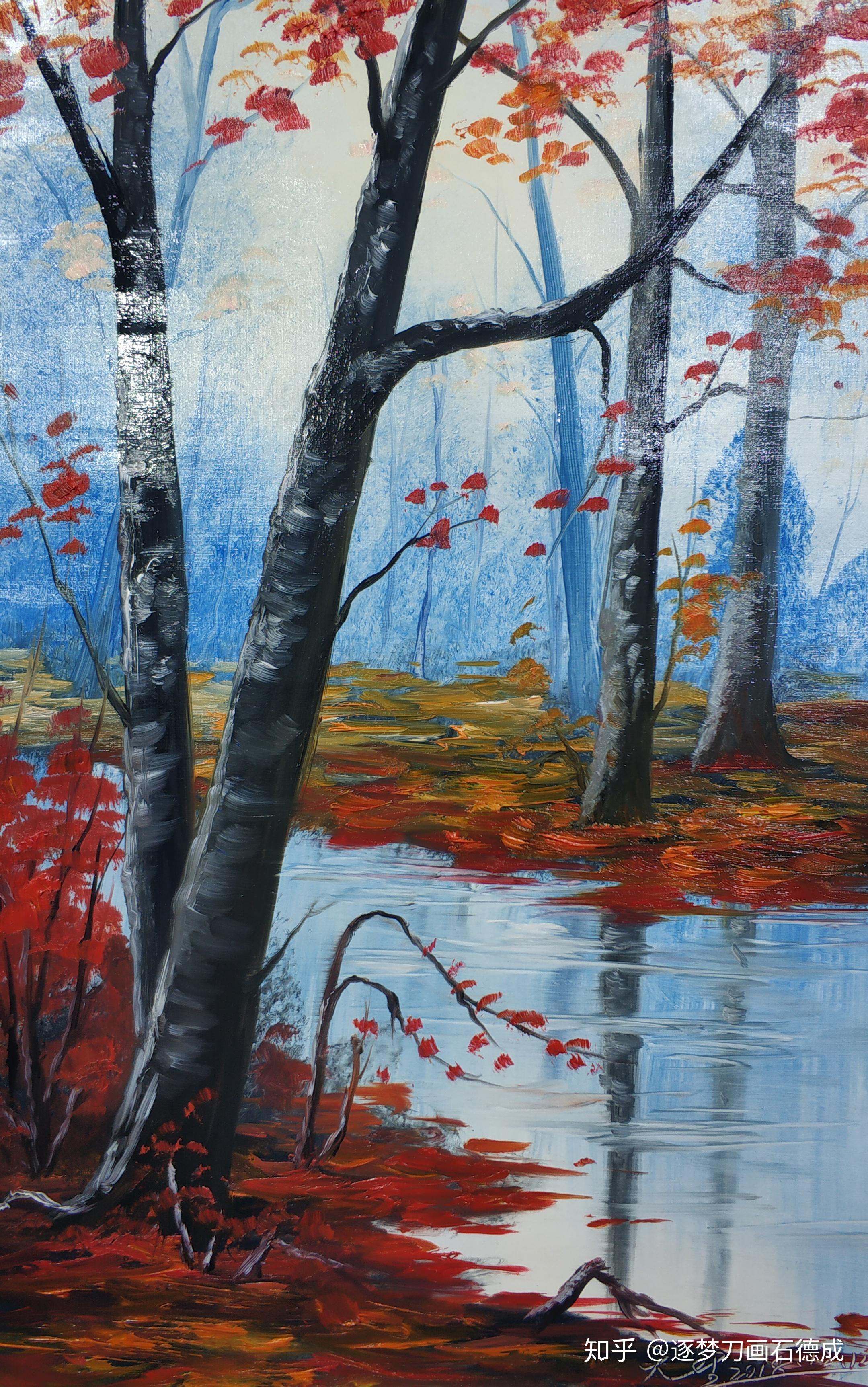 10幅风景刀画有这样一幅画想让你跳进其中吗