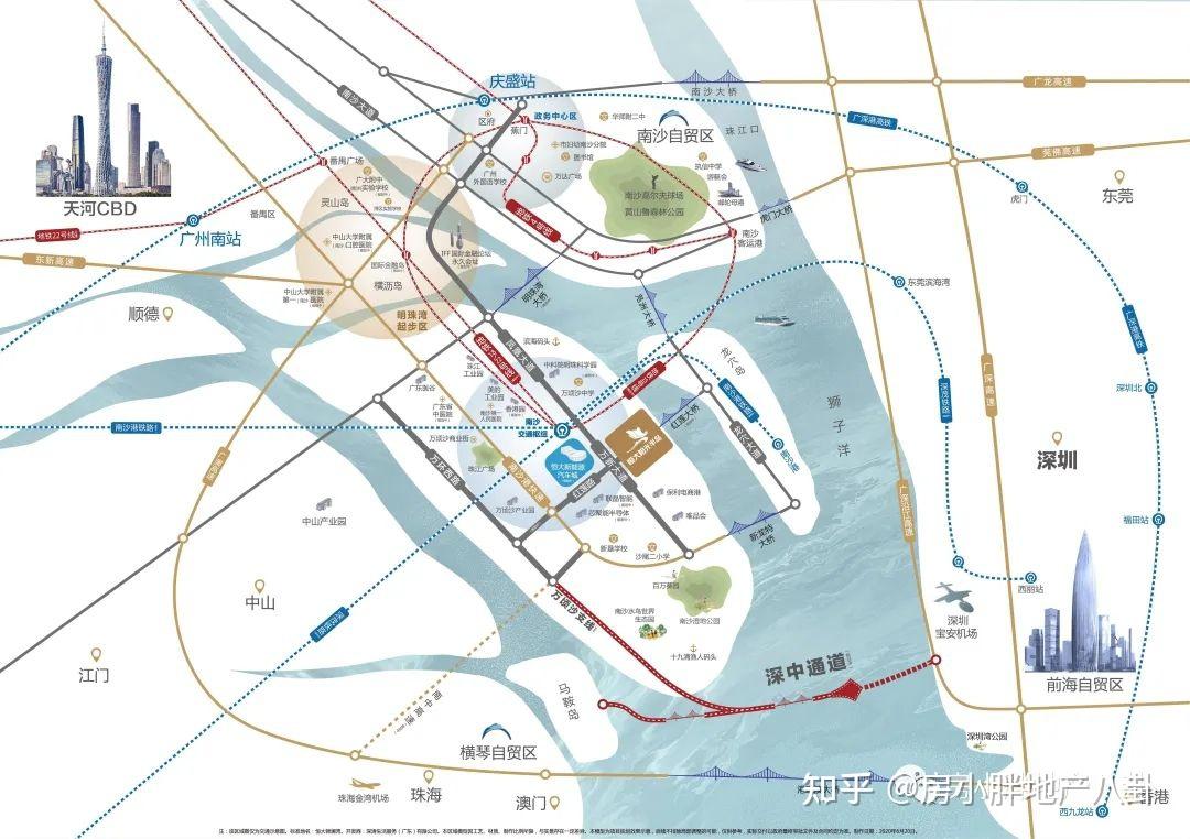 交通方面項目緊鄰大灣區交通咽喉——南沙樞紐站,將超越廣州南站,3