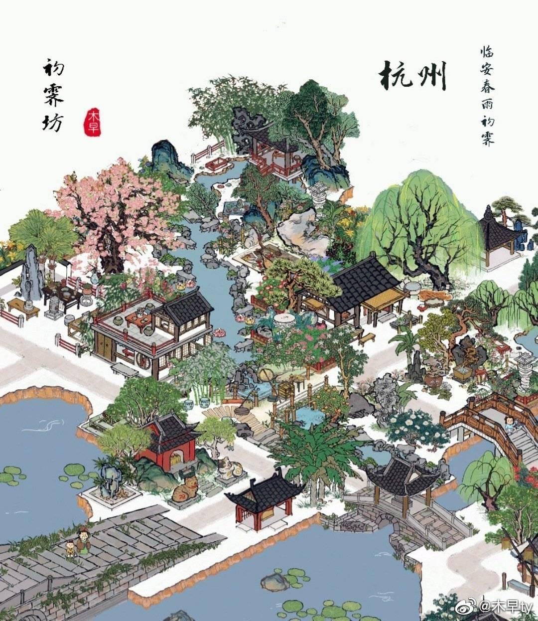 江南百景图:大佬的江南百景图布局都是怎样的呢? - 知乎