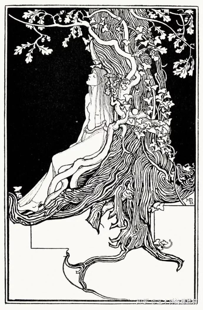 【艺术名家专题】插画大师——奥伯利·比亚兹莱&大文豪王尔德的御用画家 - 知乎