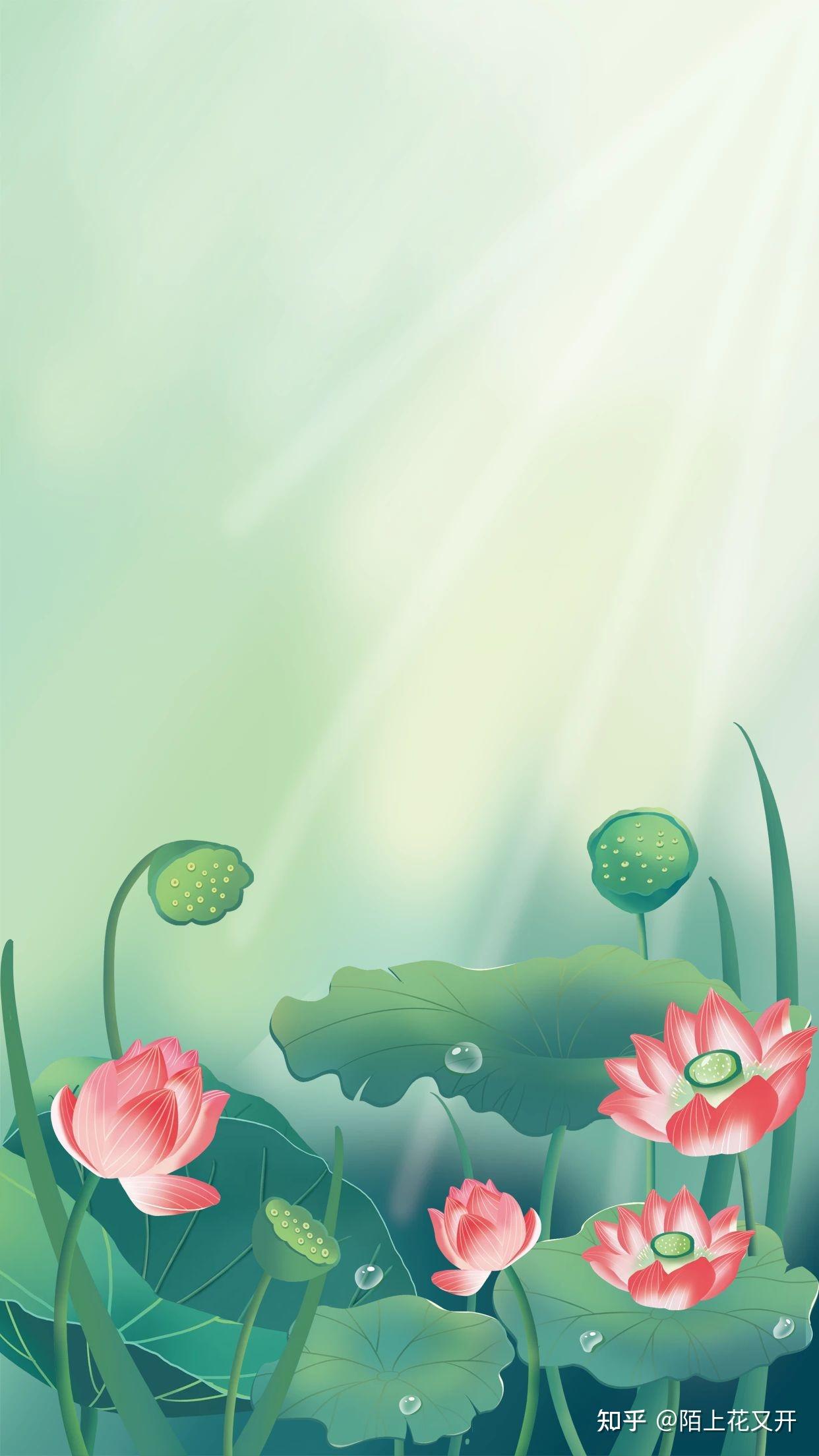 立夏朋友圈文案|立夏中国风水墨海报背景素材 - 知乎