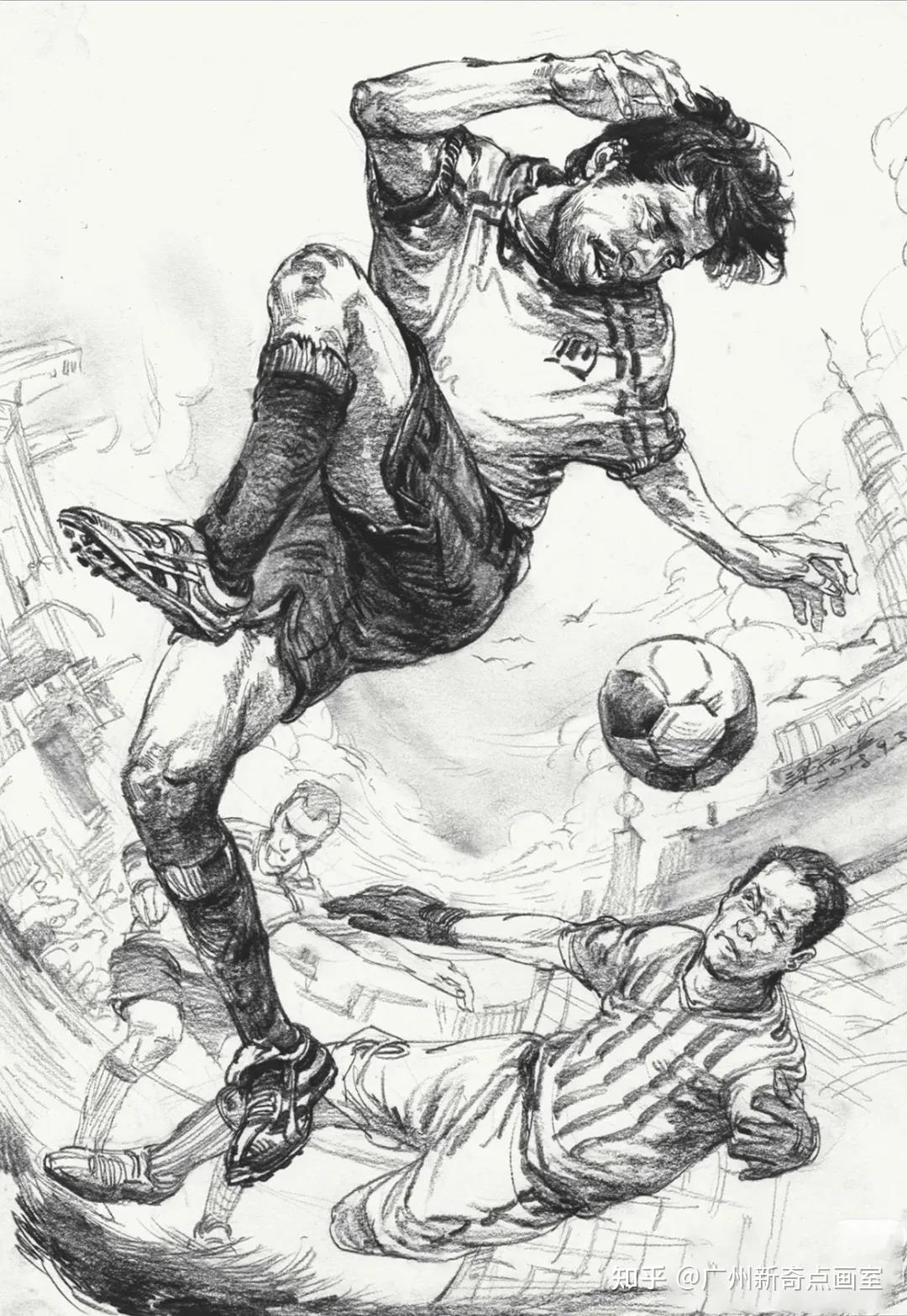 运动类速写怎么画绝对是校考必考重点