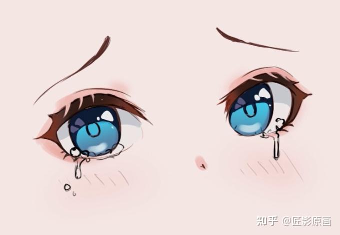 马克笔眼泪怎么画图片