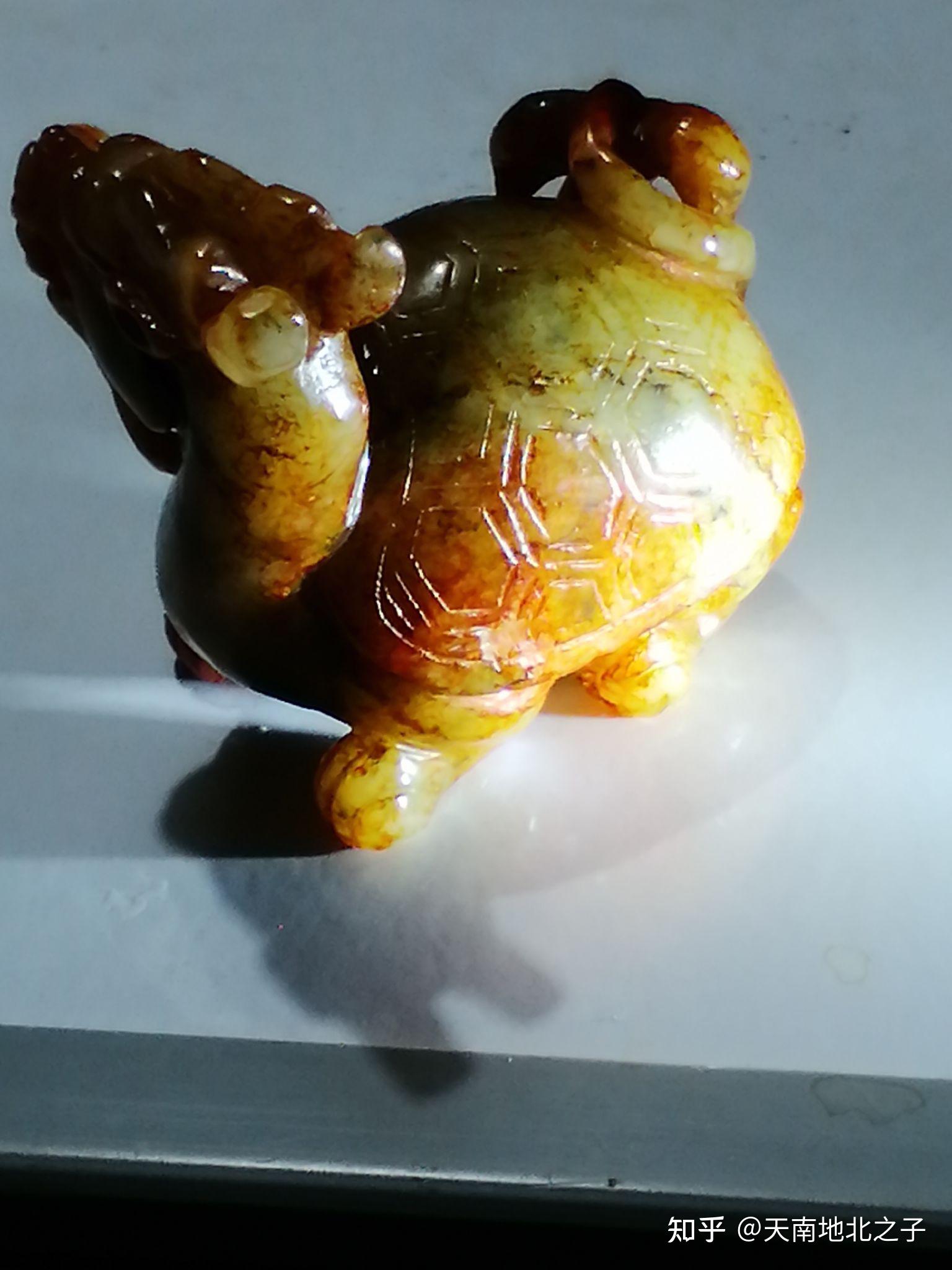 我的收藏(十二)和田玉雕 神龟