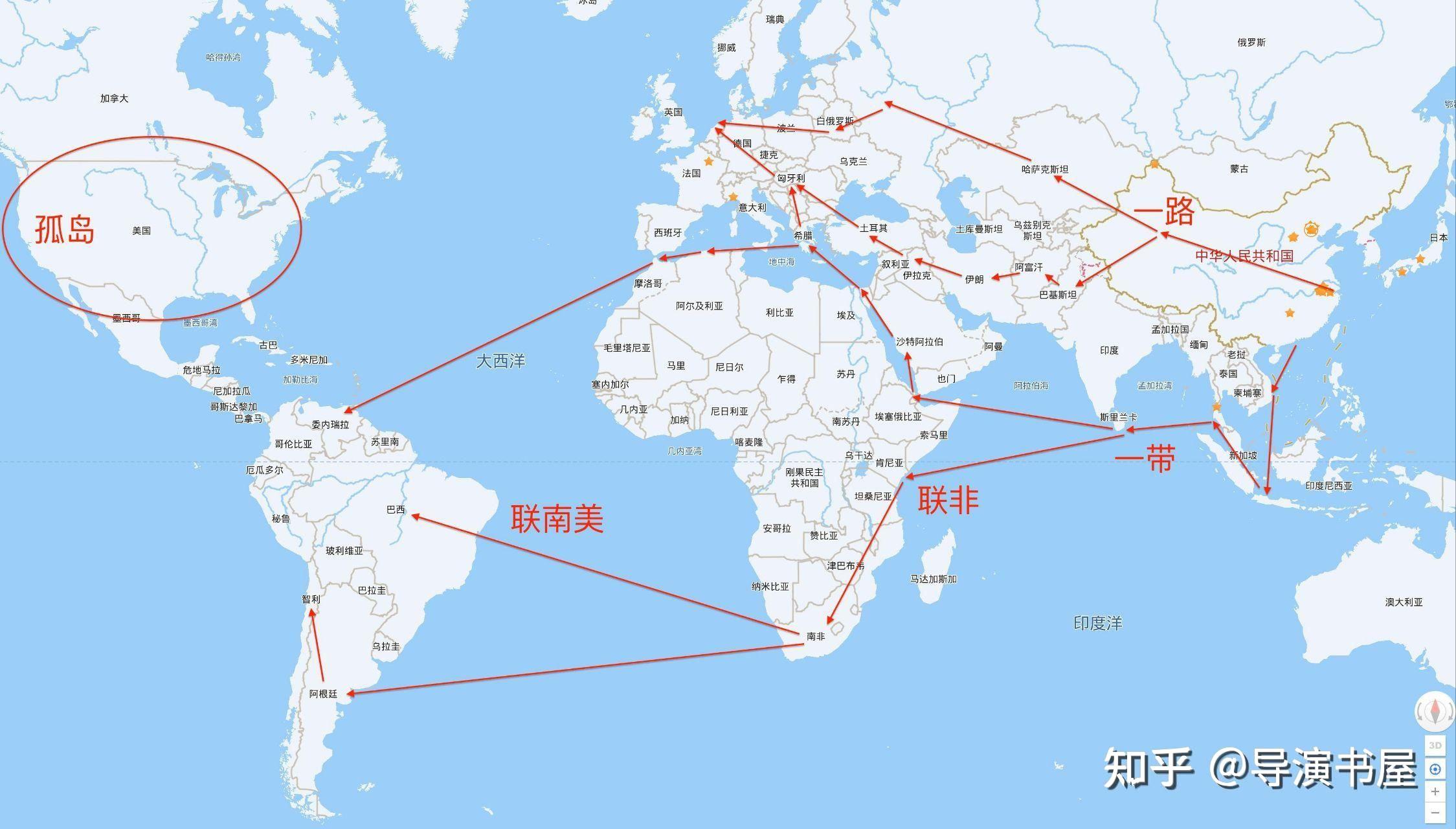 二戰後,美國在全世界打入了三顆楔子,分別是英國,以色列,日本,分別