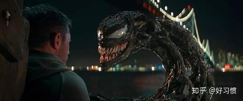 从片中我们可以看出毒液刚附身时埃迪是非常不适应的,毒液开始也只是