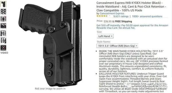 XL Ultimate Belly Band Holster for Concealed Carry, Black, Fits Gun Smith  and Wesson Bodyguard, Glock 19, 17, 42, 43, P238, Ruger LCP, and Similar  Sized Guns