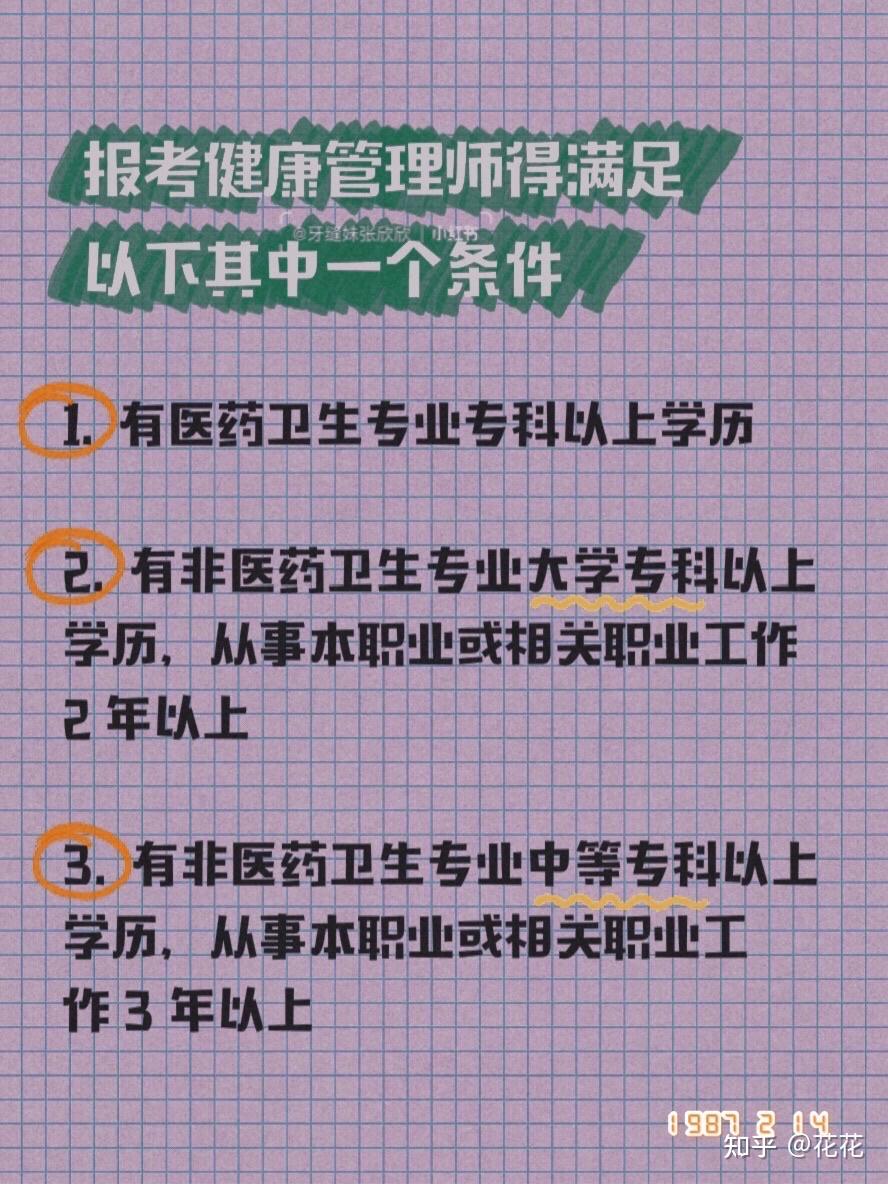 2021健康管理師還能不能考? - 知乎