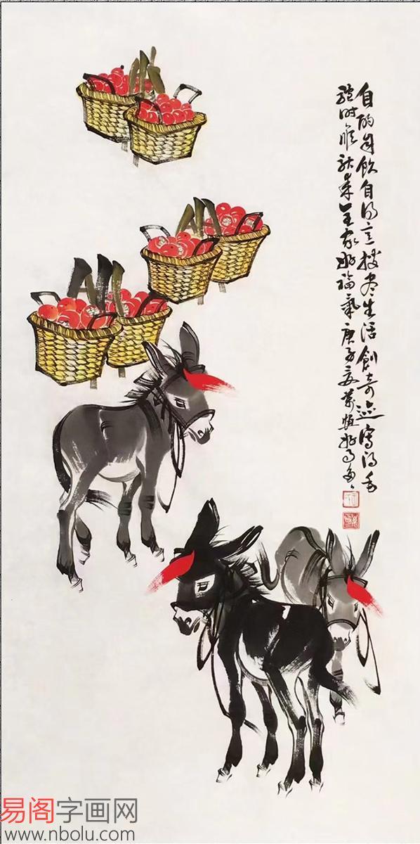 国礼艺术家王万恒和他的小毛驴系列作品欣赏