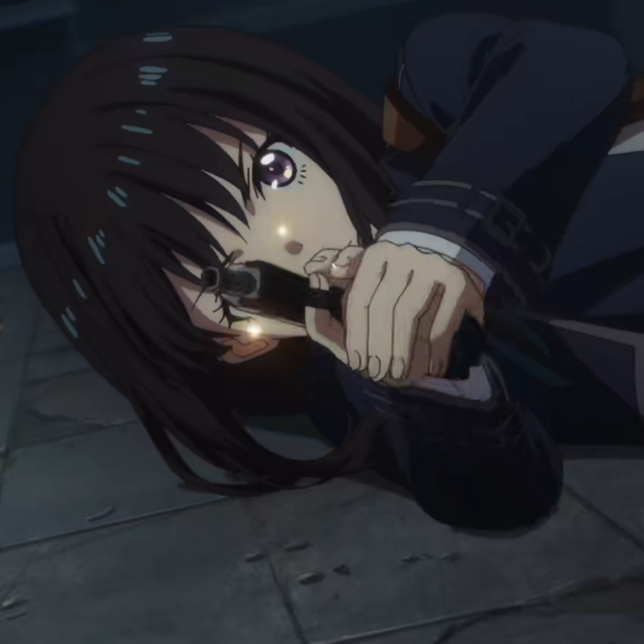 动漫头像-lycoris recoil(泷奈篇) - 知乎