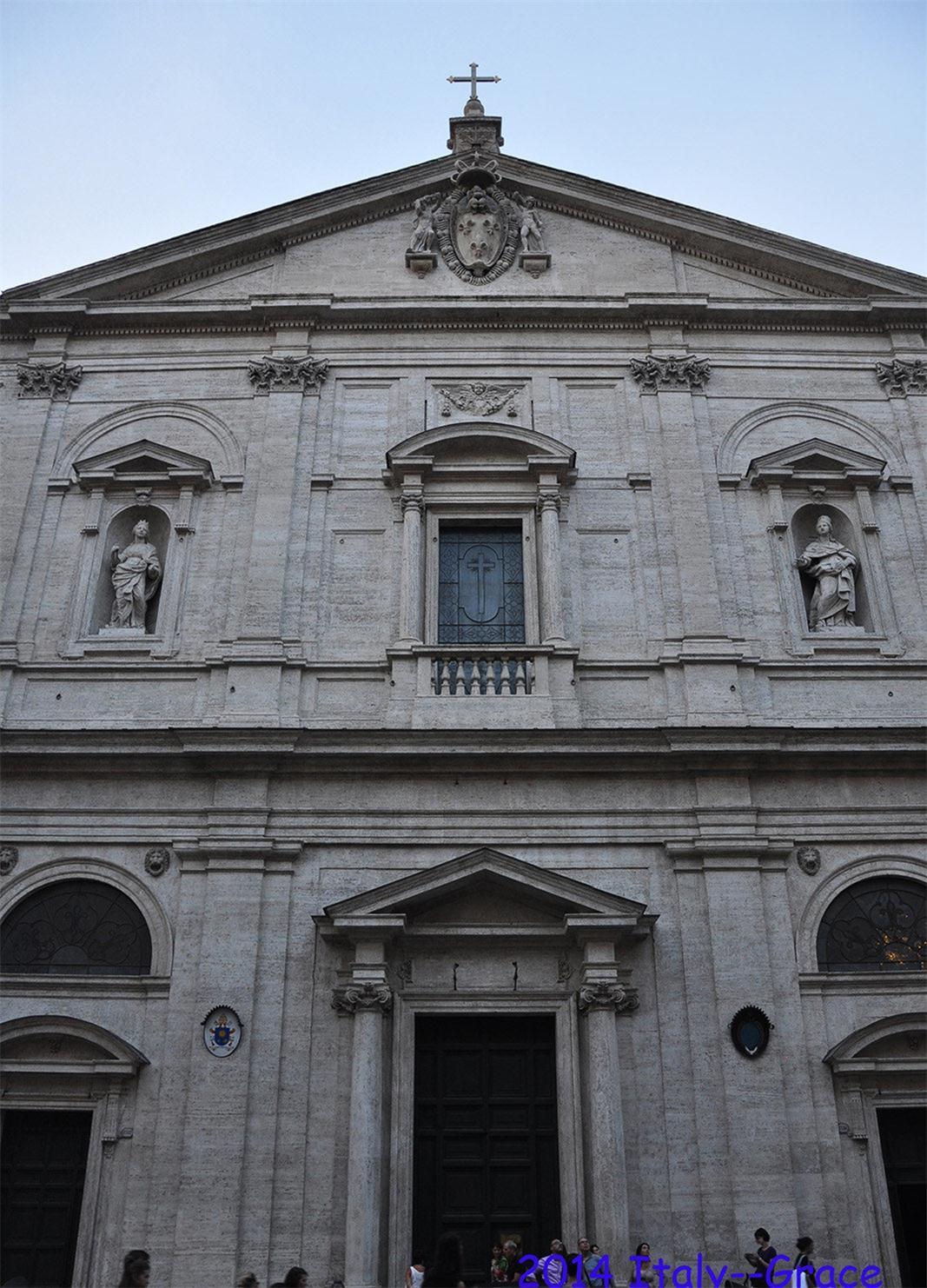 罗马几座小教堂集锦圣王路易堂四泉圣嘉禄堂奎琳岗圣安德肋堂