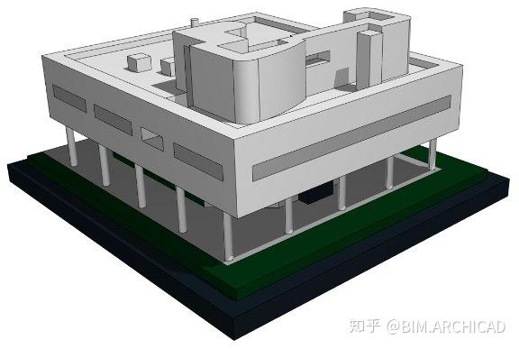 圖像:從最初體塊模型進一步開發得到的概念模型體塊模型確定之後,可以