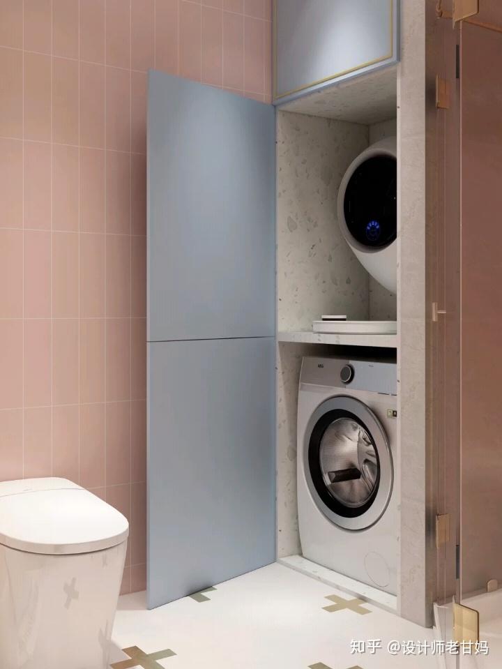 洗衣机隐藏壁柜效果图图片