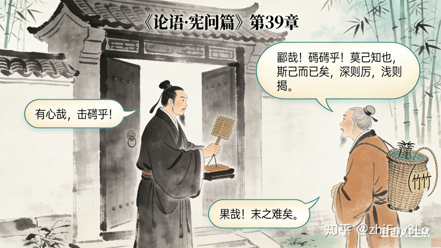 孔子击磬遇隐士,《论语》这章道尽中国人的处世智慧 - 知乎