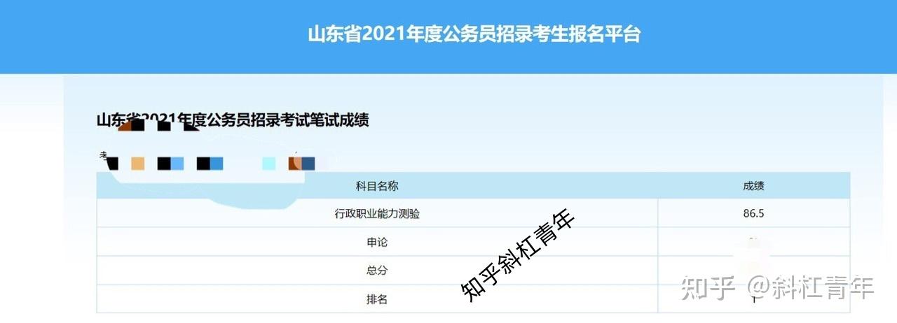 公务员行测成绩与经验分享 - 知乎
