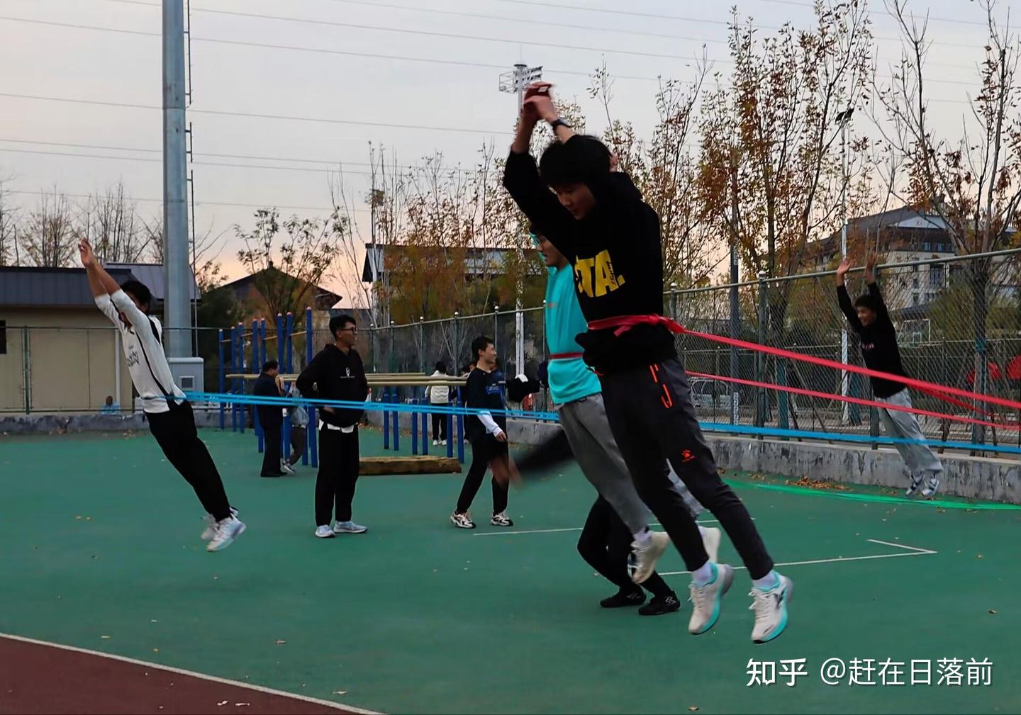 跳跃训练示意图