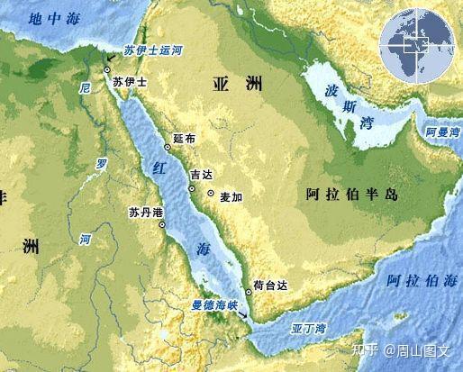 红海:世界上最咸的海,盐度竟高达43‰