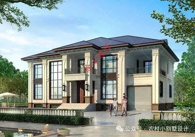 农村带车库网红别墅!开放式车库+星空露台二层带车库农村自建房 - 知乎