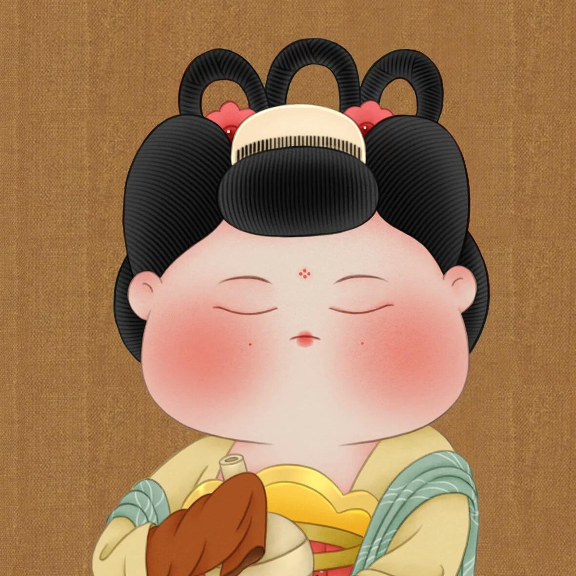 上一波头像需要的快抱走萌版《十二仕女》手绘热播网剧:《知否知否,应