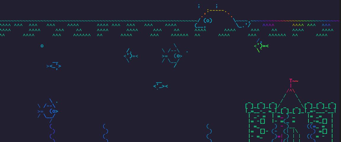 在 Linux 终端利用 Asciiquarium 打造海底世界 | Linux 中国 - 知乎