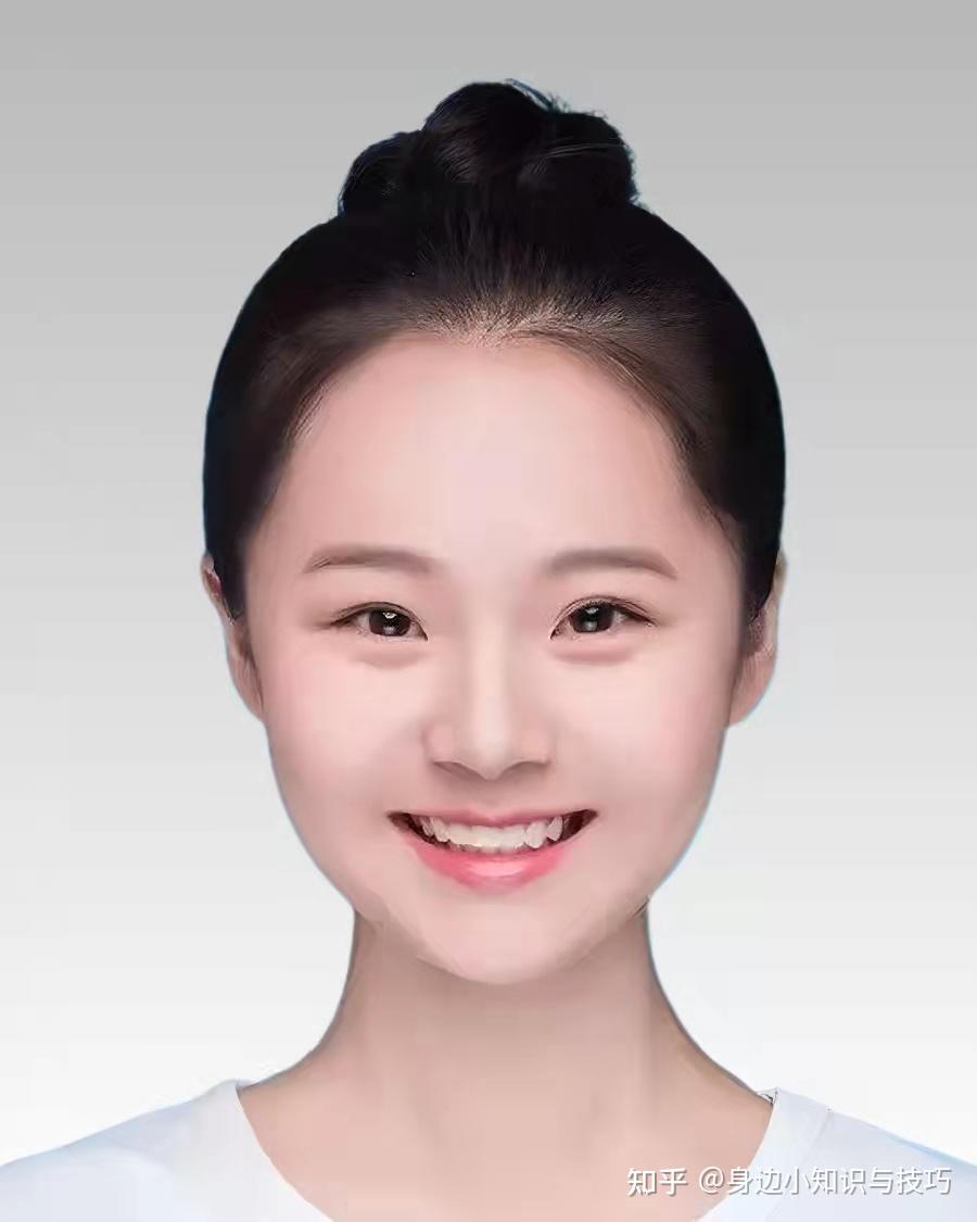 39号灰色渐变背景纸证件照片制作方法- 知乎