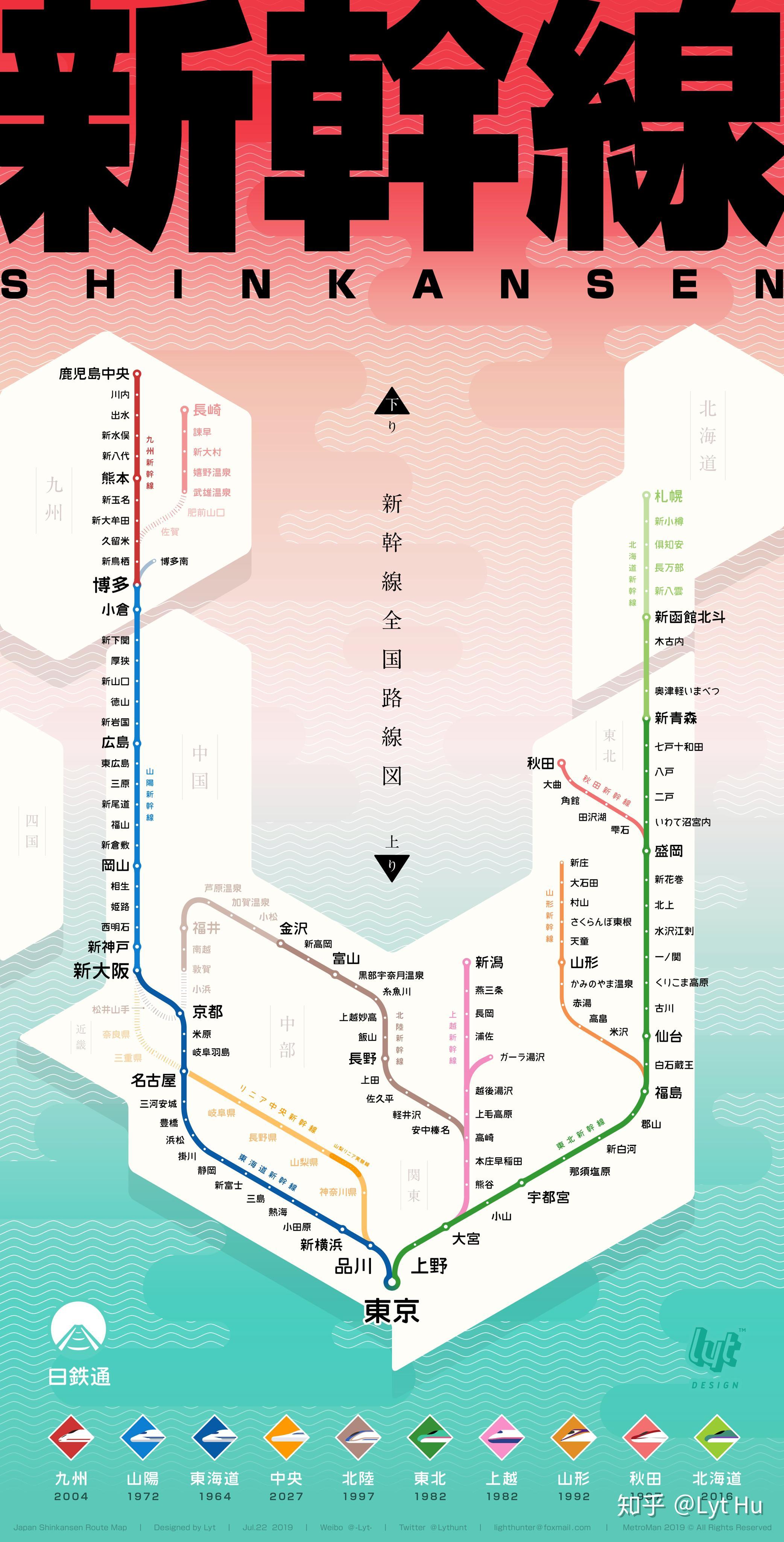 日本新干线最长线路图片