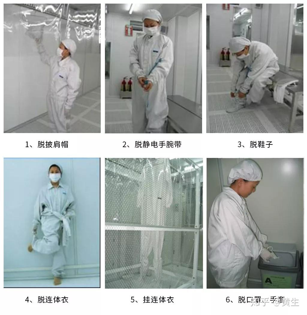 无尘室服装系统的使用