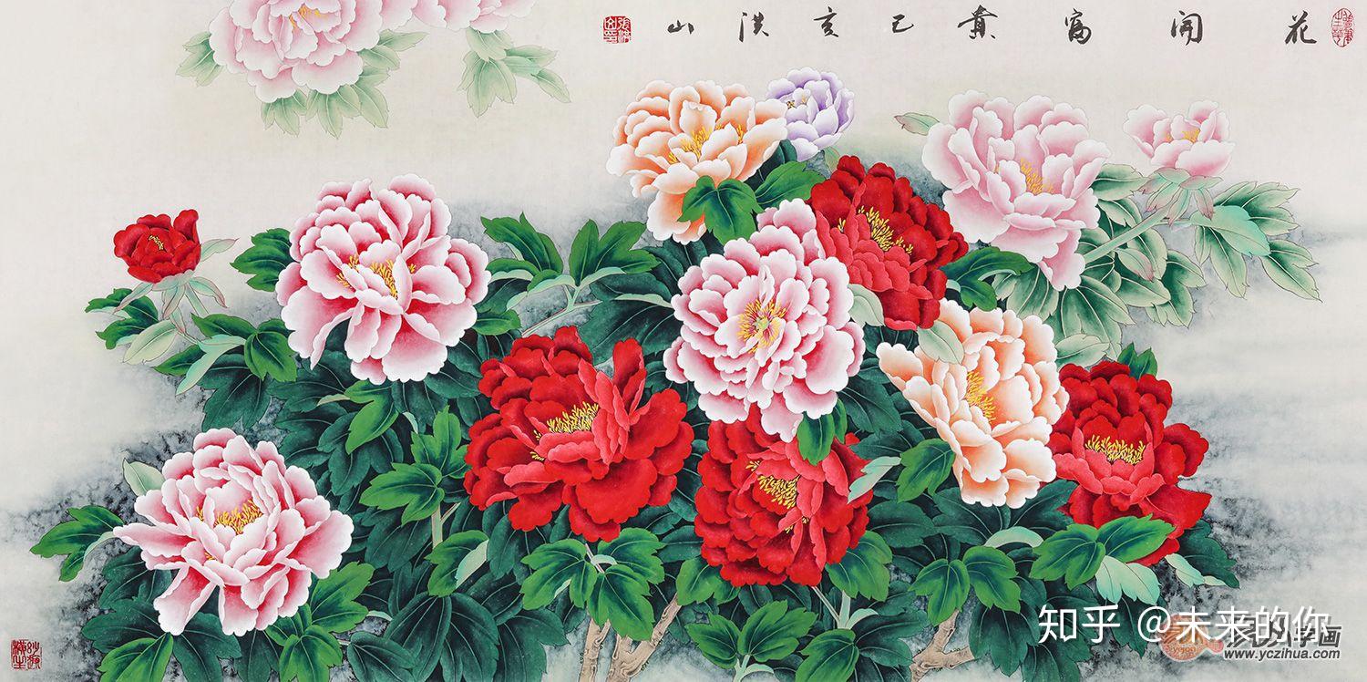 客厅挂什么画最好分享三幅国画花鸟画都是名家真迹