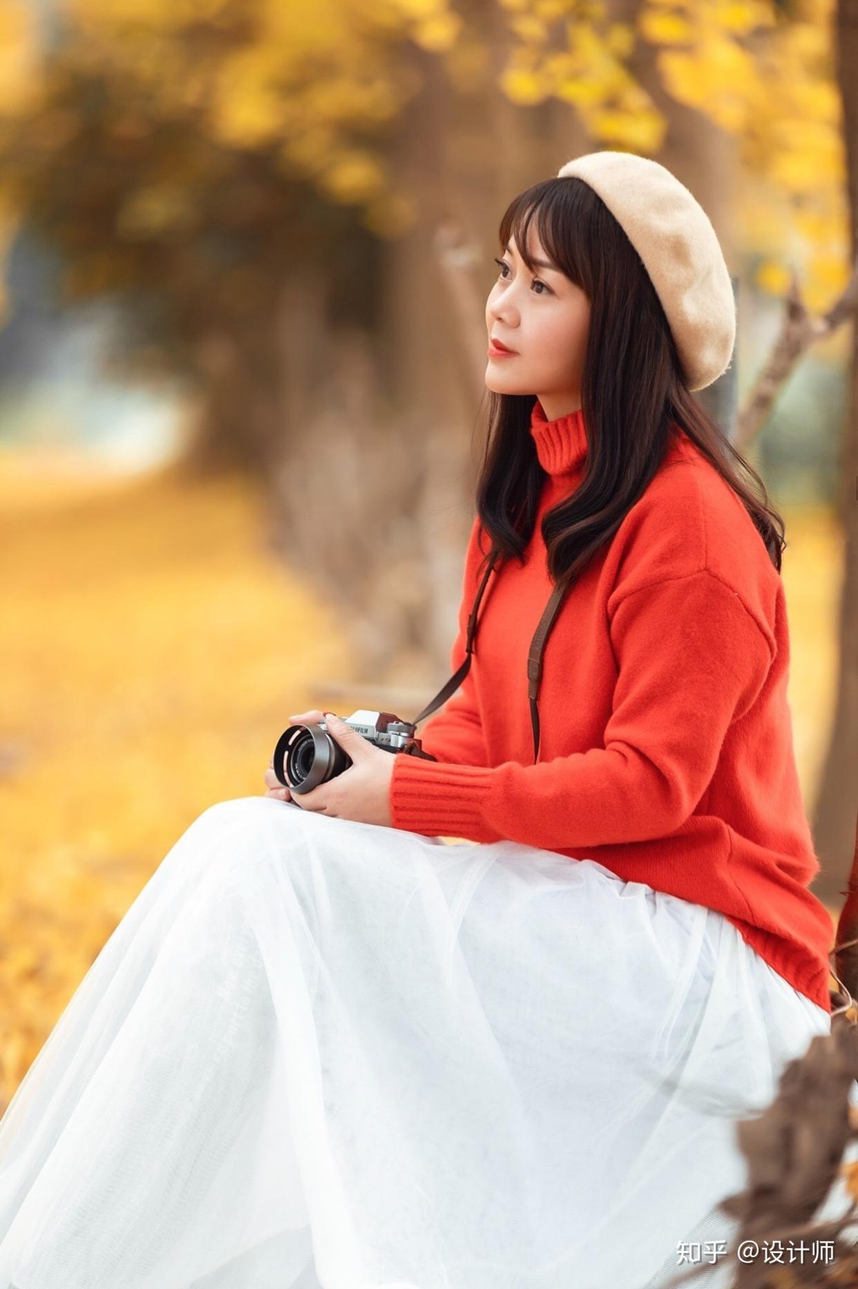 为此,女性朋友在拍照时要尽量避免正面对镜头,多从侧面拍摄,一来能