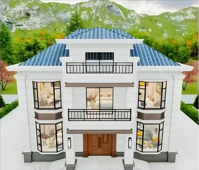 30款带阁楼二层新中式自建房别墅，2025回乡建房首选别墅效果图 - 知乎