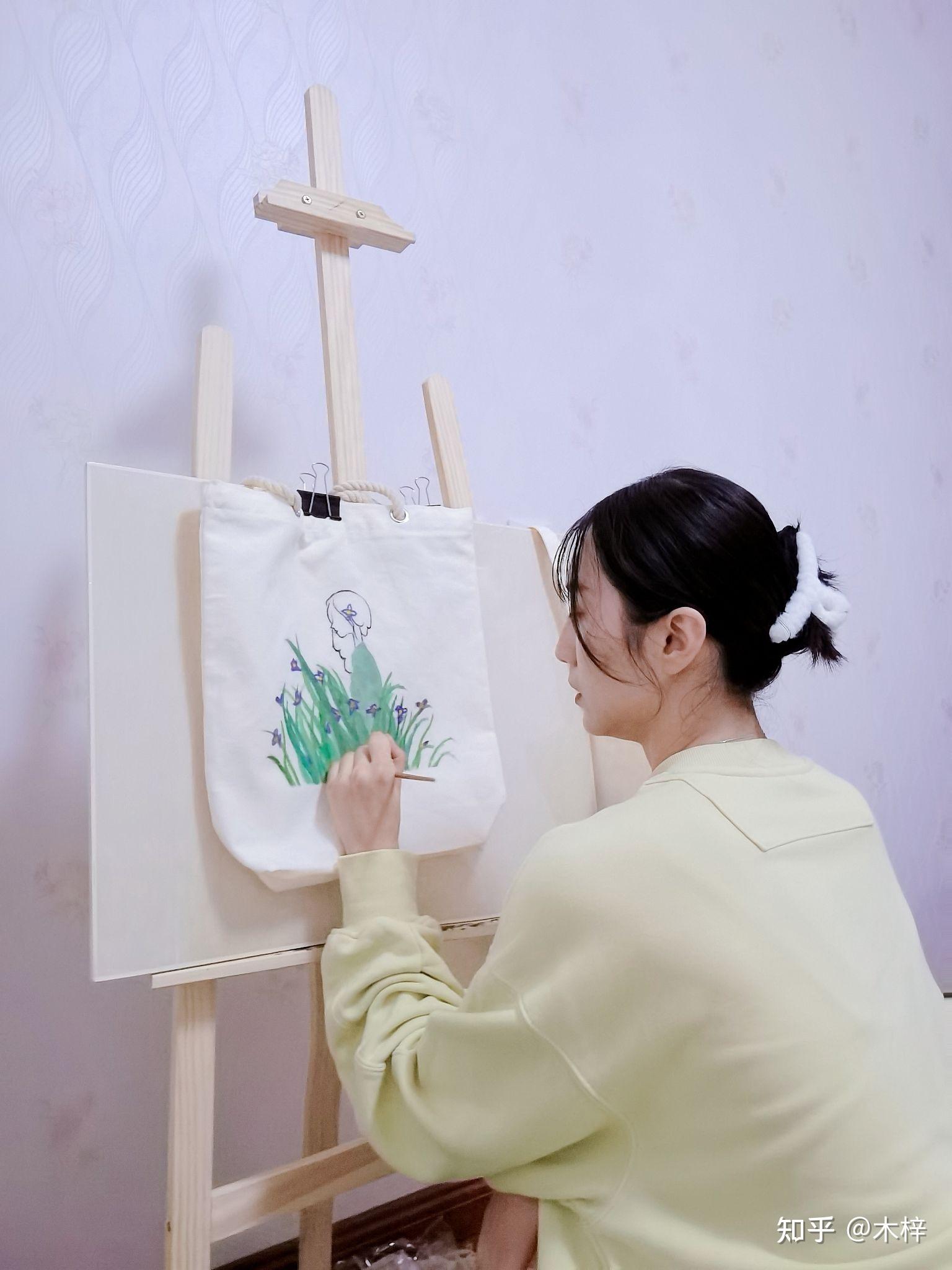 diy手绘独一无二的帆布包