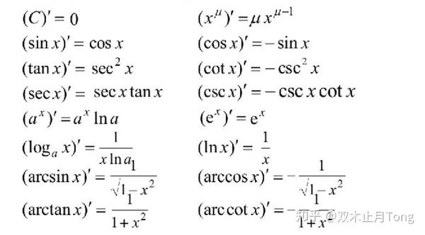 数 你好看 求导 基本求导法则与导数公式 桃丽网