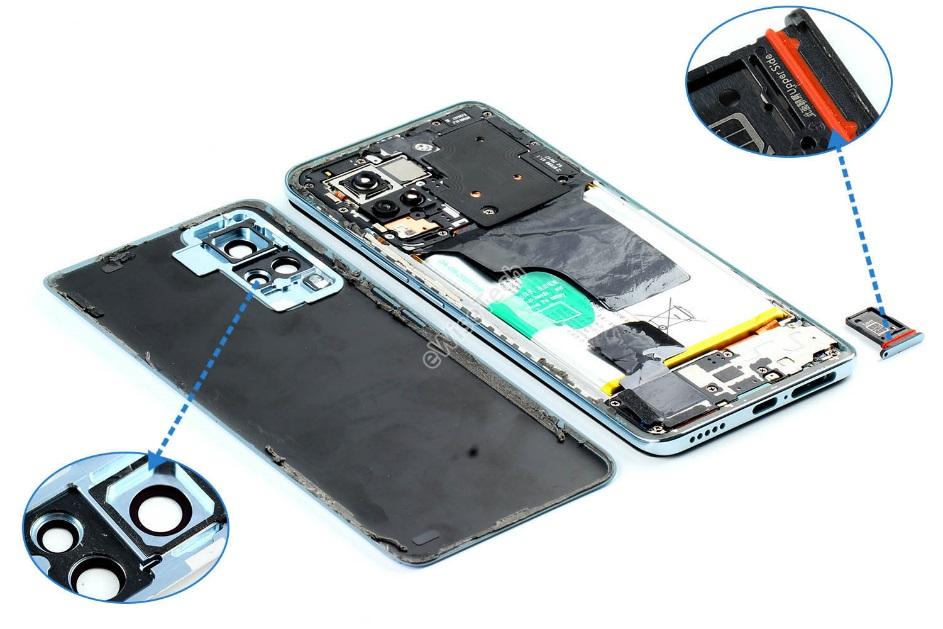 vivox60拆解只看整机bom差点误以为是三星手机