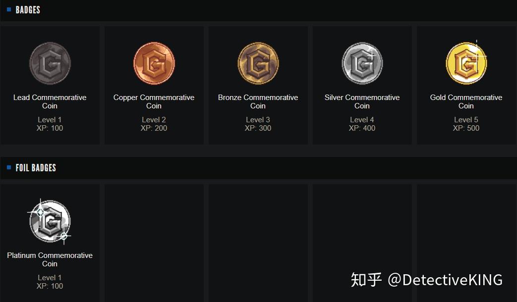 steam字母数字类徽章